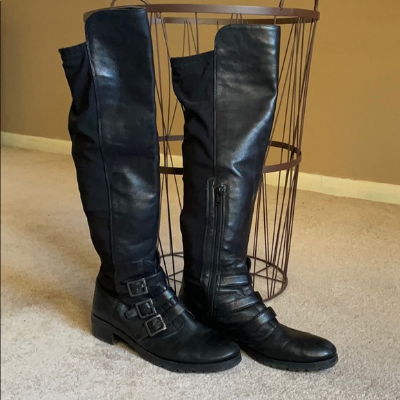 Edgy knee high boots - Picture 1 of 5